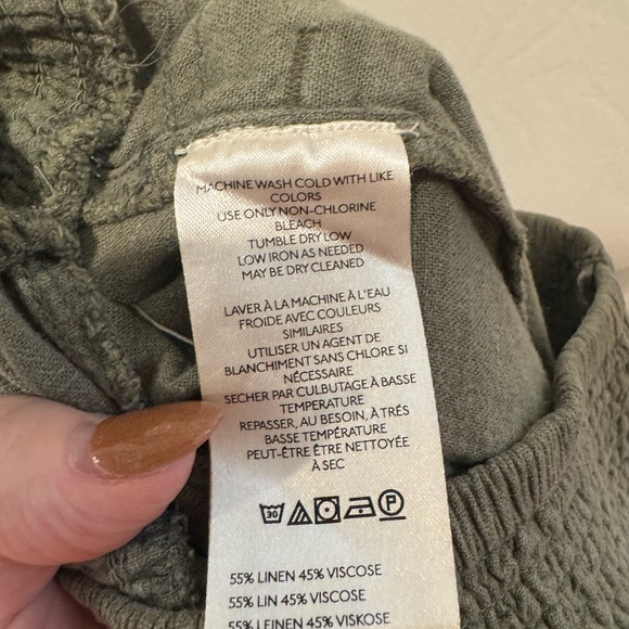 Pilcro Olive Wide Leg Pants - Picture 12 of 12